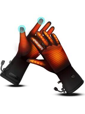 Rechargeable Heated Gloves for Men | Electric Heating Winter Mittens